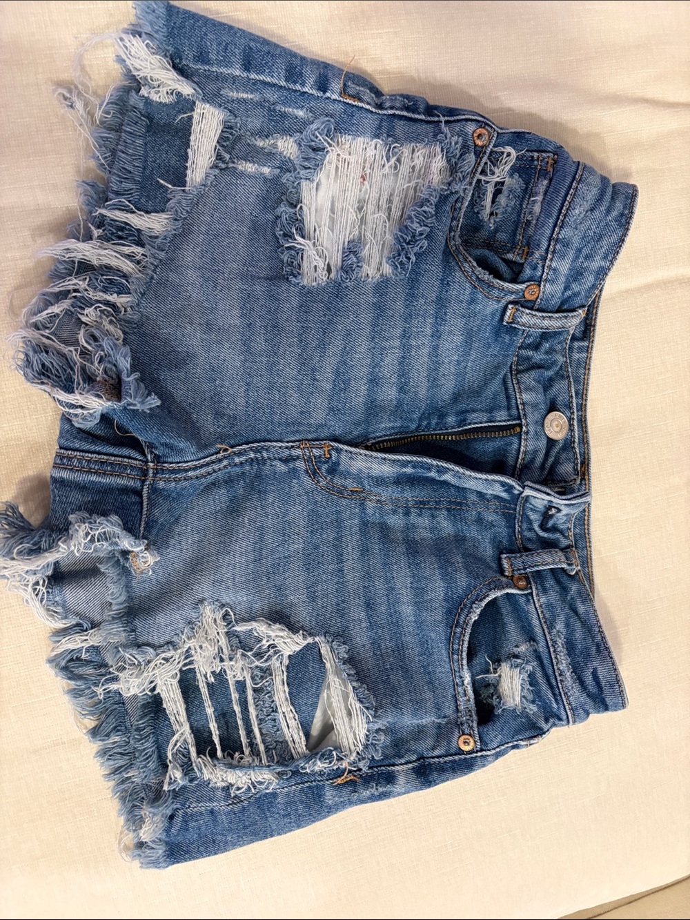 American Eagle Women's Denim Shorts - Blue